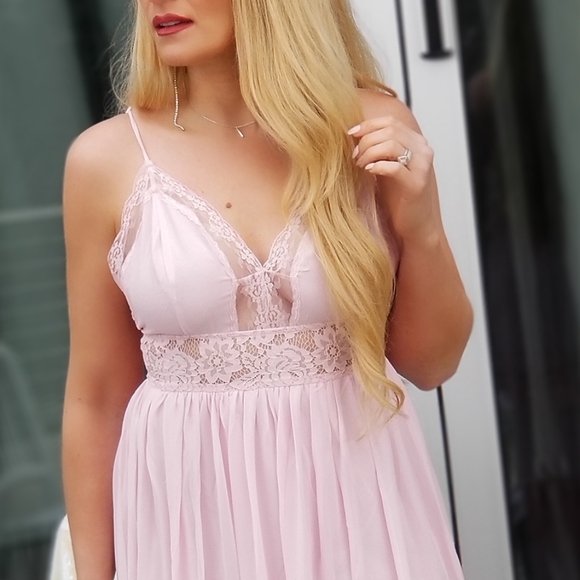 Change of Heart Pink Maxi Dress - Picture 2 of 4